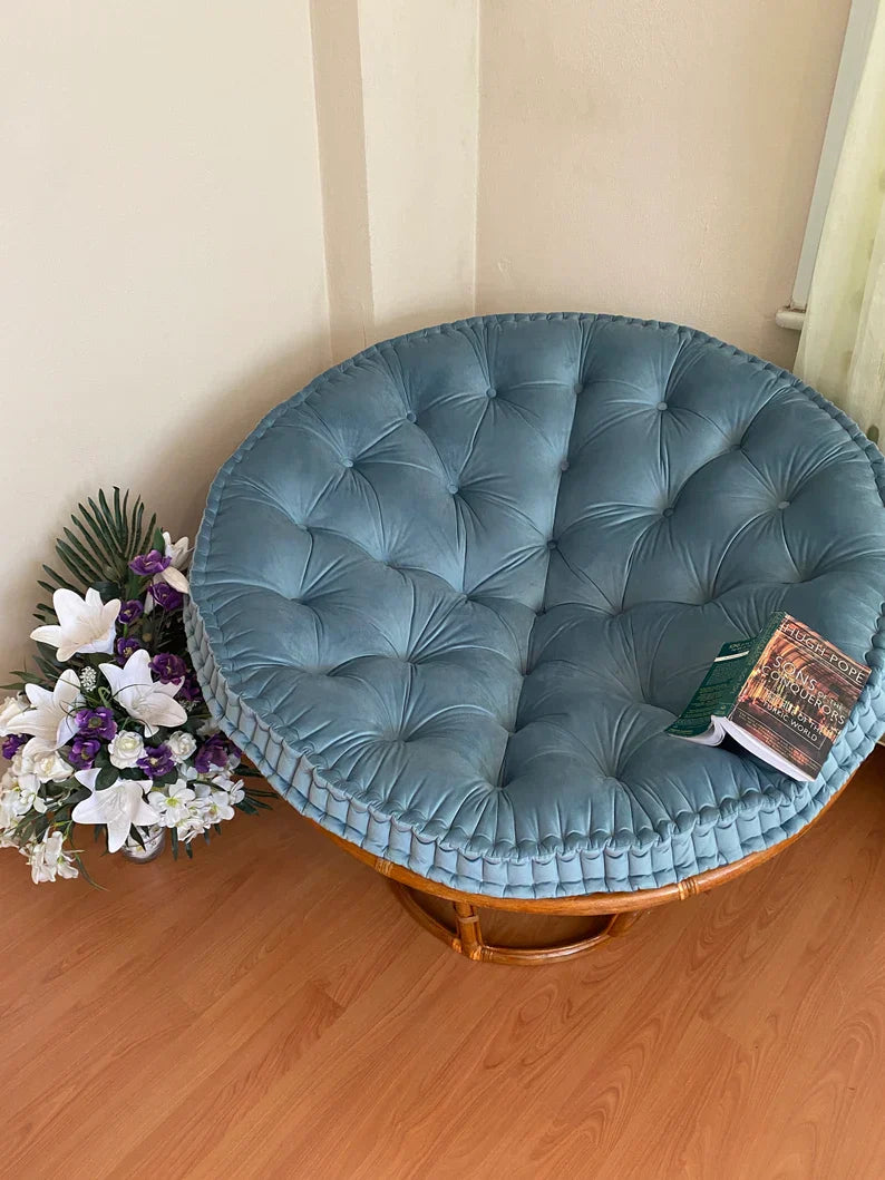 PAPASAN Cushion | Velvet Fabric